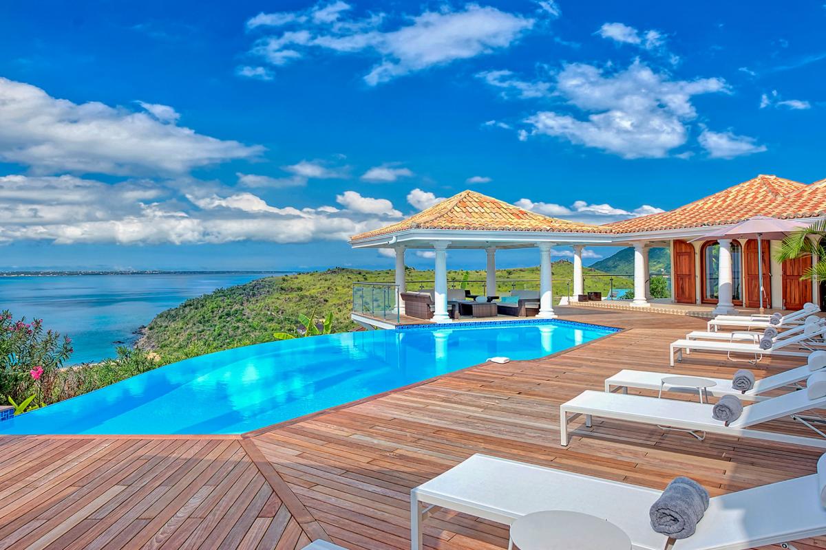 Luxury Villa Rental St Martin - Swimming pool